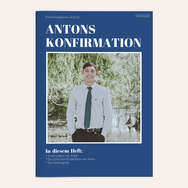 Festzeitung Konfirmation - Magazin
