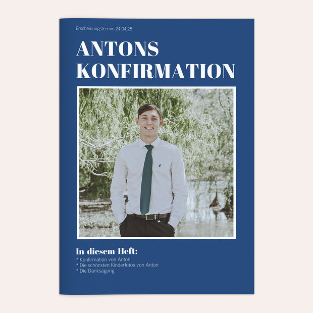 Festzeitung Konfirmation - Magazin