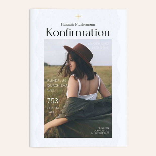 Festzeitung Konfirmation - Wonderful Day