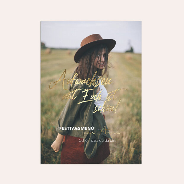 Menükarten jugendweihe - Magisches Erwachsenwerden