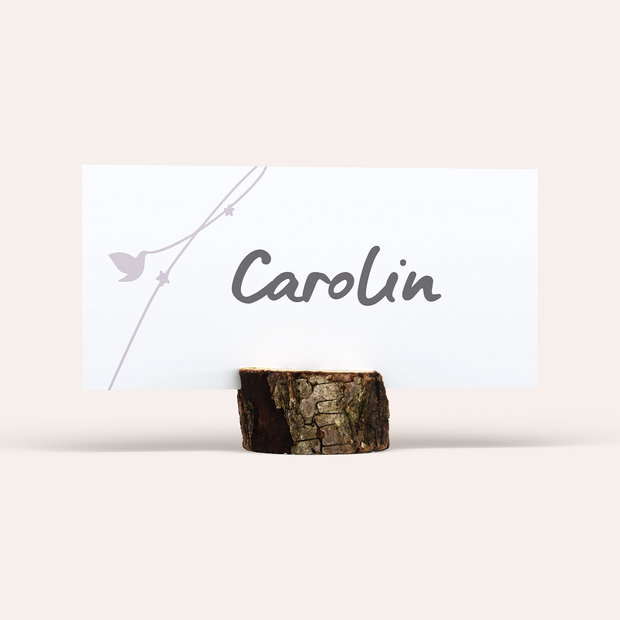 Tischkarten Kommunion - Herz & Sterne