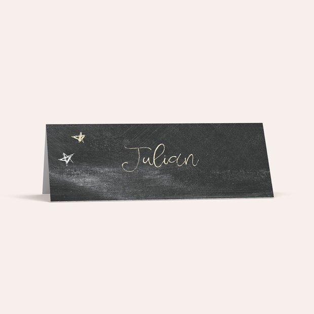 Tischkarten Kommunion - Sternentafel