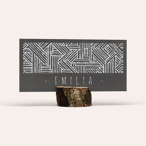 Tischkarten Konfirmation - Labyrinth