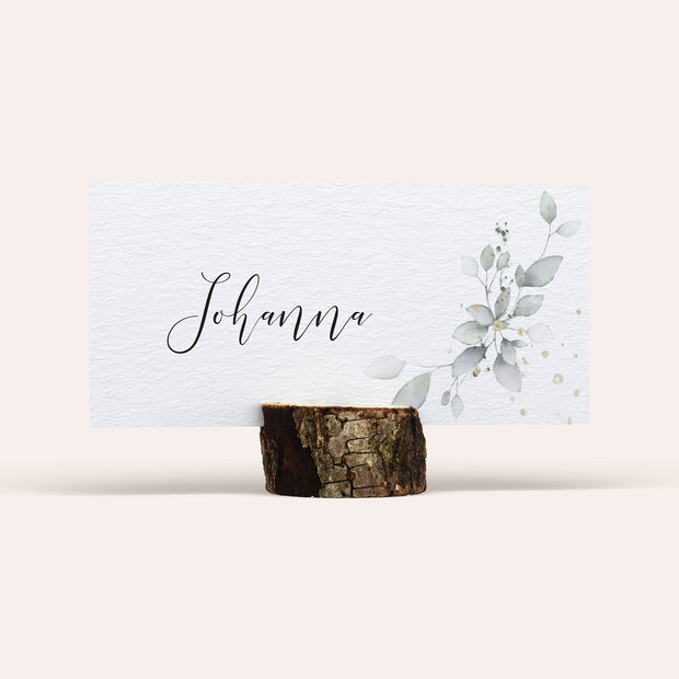 Tischkarten Konfirmation - Glück und Frieden