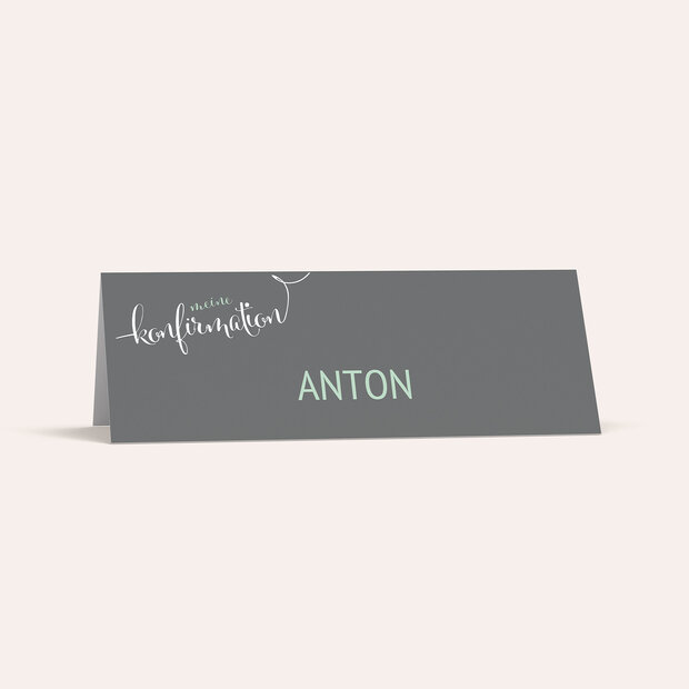 Tischkarten Konfirmation - Fabelhafter Tag Konfirmation