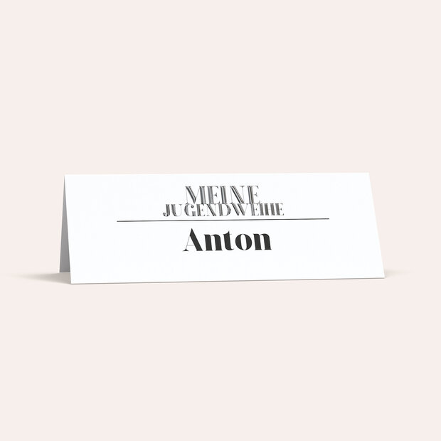 Tischkarten Jugendweihe - Das große Ereignis Jugendweihe