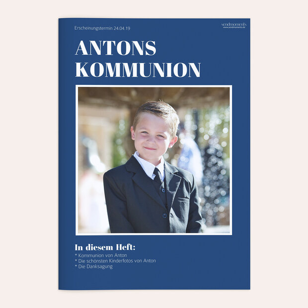 Festzeitung Kommunion - Magazin