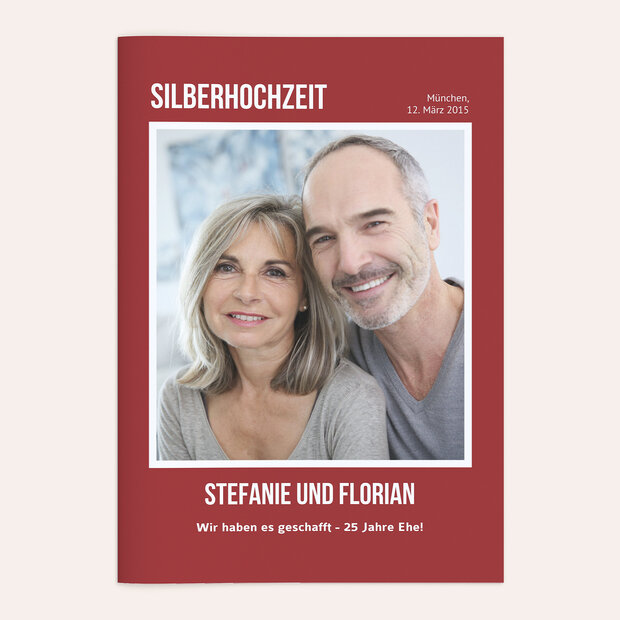 Festzeitung Silberne Hochzeit - Magazin