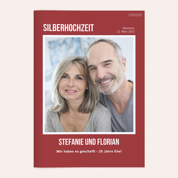 Festzeitung Silberne Hochzeit - Magazin