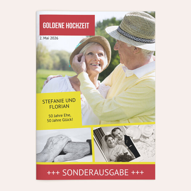 Festzeitung Goldene Hochzeit - Gossip