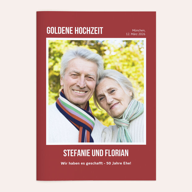 Festzeitung Goldene Hochzeit - Magazin