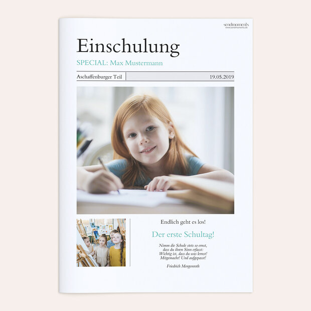 Festzeitung Einschulung - Zeitung