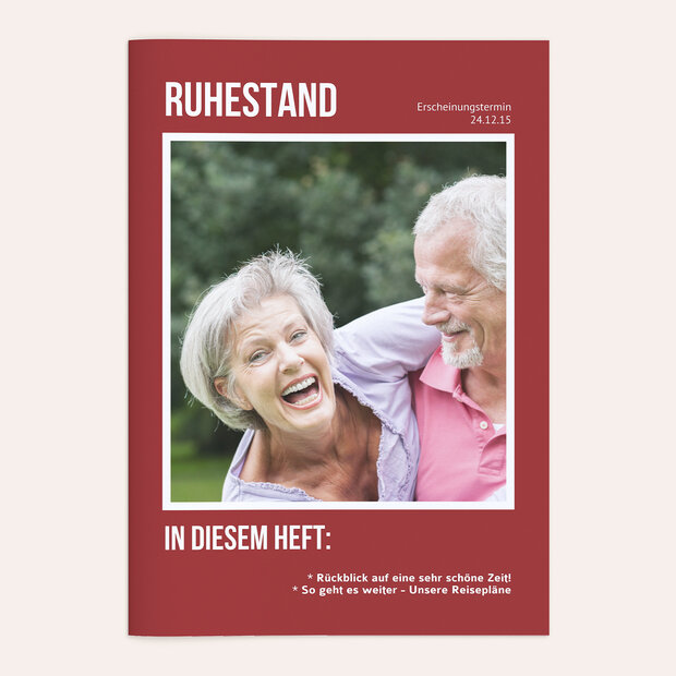 Festzeitung zum Ruhestand - Magazin