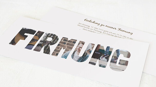 Einladungskarten Zur Firmung Online Selber Gestalten