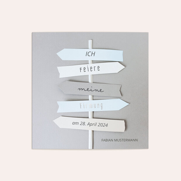 Firmung Karten - Wegweiser