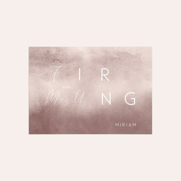 Firmung Karten - Himmelsdach