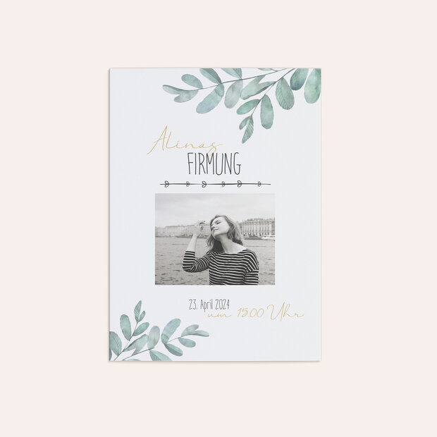 Firmung Karten - Meine Zeremonie