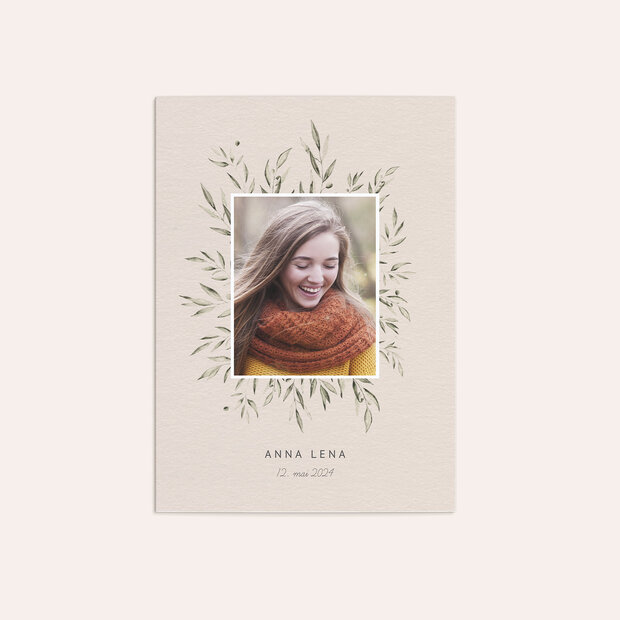 Firmung Karten - Wildflowers