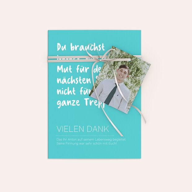 Danksagungen zur Firmung - Herausragend