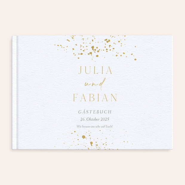 Gästebuch Hochzeit - Flitterregen