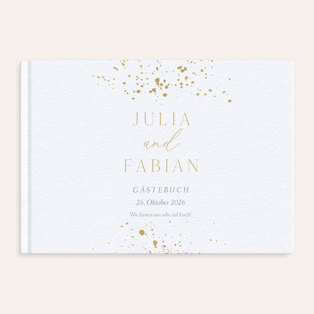 Gästebuch Hochzeit - Flitterregen