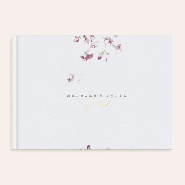 Gästebuch Hochzeit - Flower passion