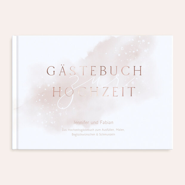Gästebuch Hochzeit - Liebesfarben