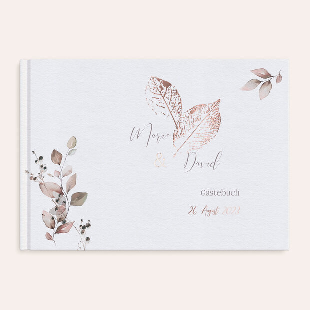 Gästebuch Hochzeit - Elfenblätter