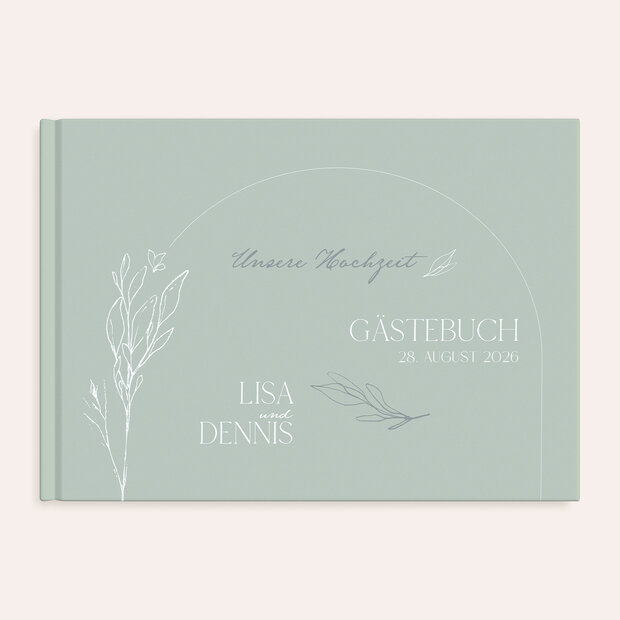 Gästebuch Hochzeit - Sage Breeze