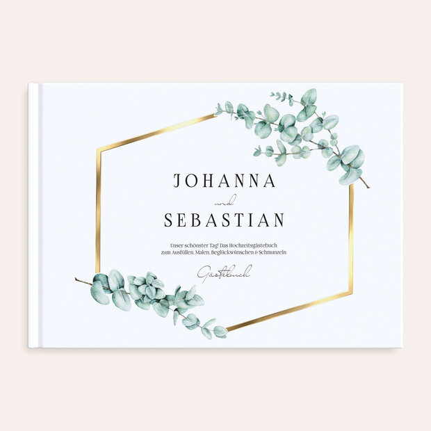Gästebuch Hochzeit - Eucaliptus love