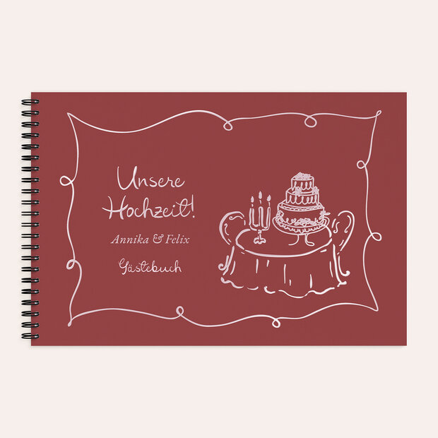 Gästebuch Hochzeit - Cherry Kiss