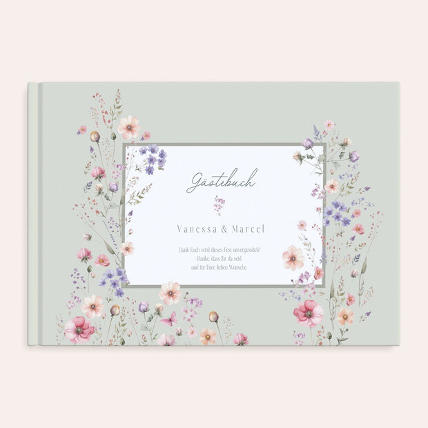 Gästebuch Hochzeit - Boho Bloom