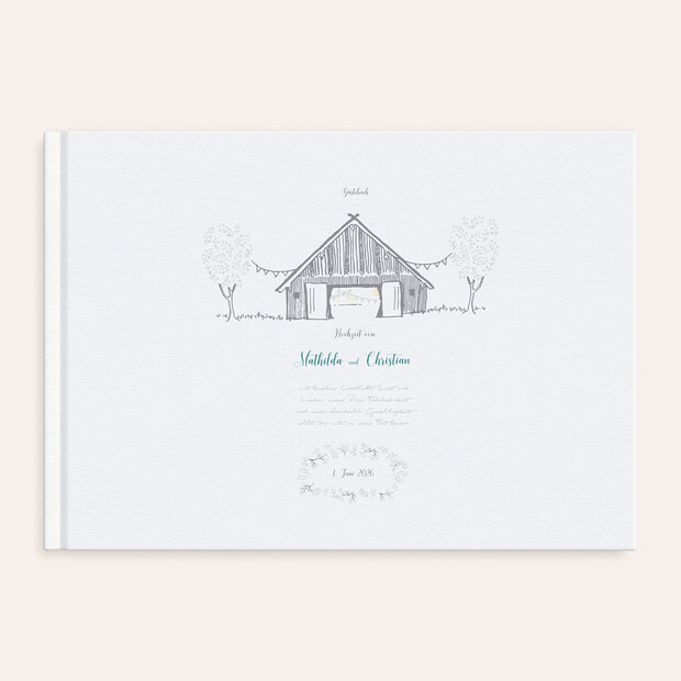 Gästebuch Hochzeit - Auf dem Land