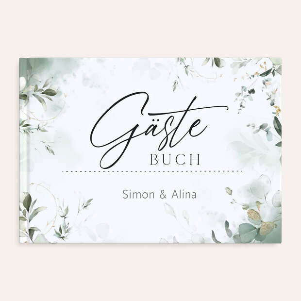Gästebuch Hochzeit - Anmutige Eleganz