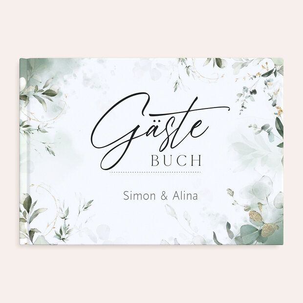 Gästebuch Hochzeit - Anmutige Eleganz