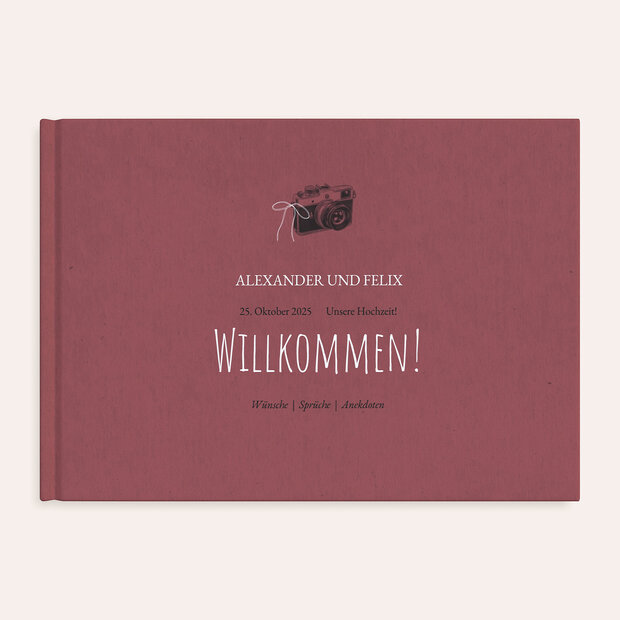 Gästebuch Hochzeit - Clink & Love