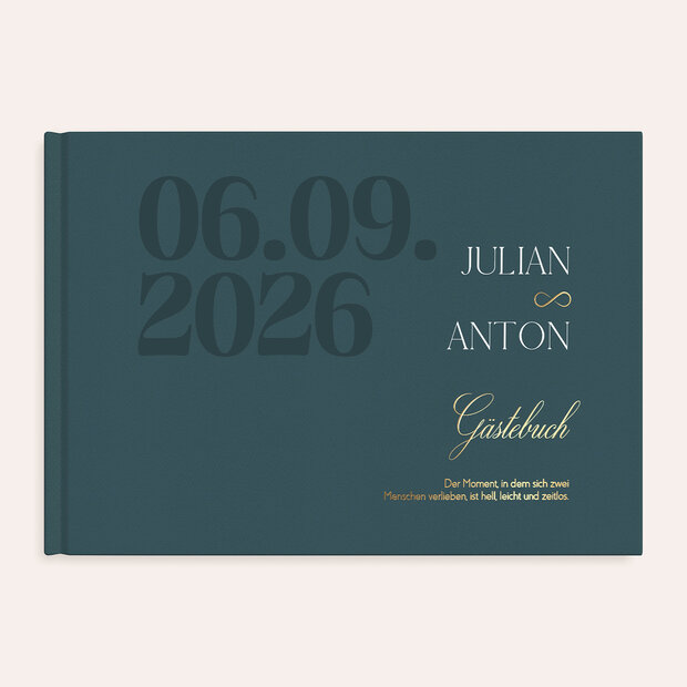 Gästebuch Hochzeit - Jetzt und für immer