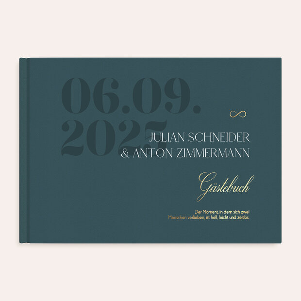 Gästebuch Hochzeit - Jetzt und für immer