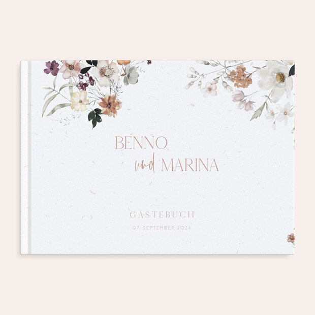 Gästebuch Hochzeit - Zärtliche Verbindung