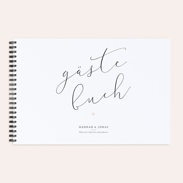 Gästebuch Hochzeit - Für immer wir