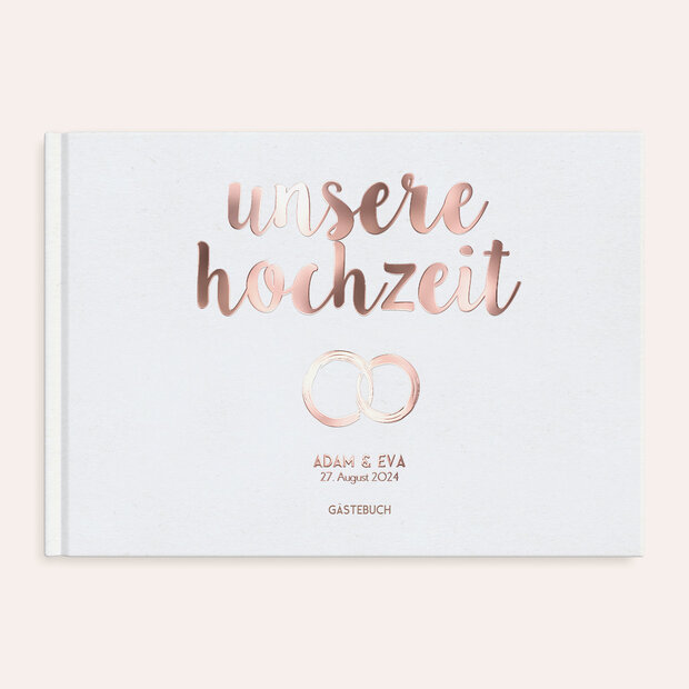 Gästebuch Hochzeit - Edles Ja