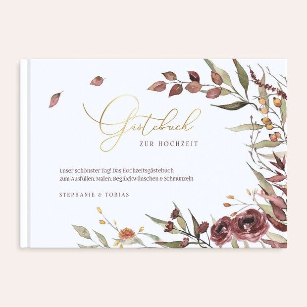 Gästebuch Hochzeit - Herbstlicher Traum