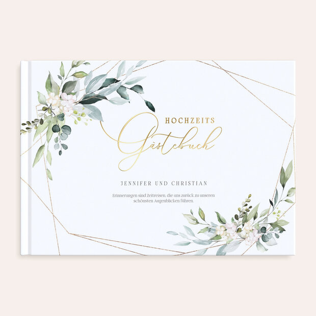 Gästebuch Hochzeit - Tender Florals