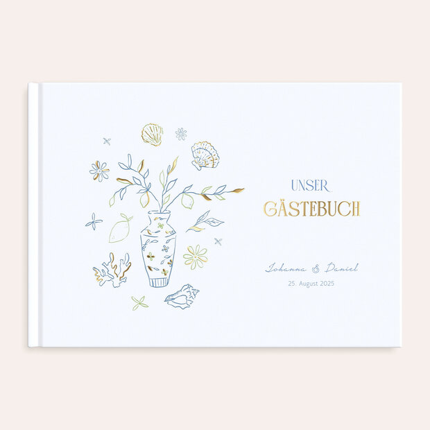 Gästebuch Hochzeit - Mediterrane Sehnsucht