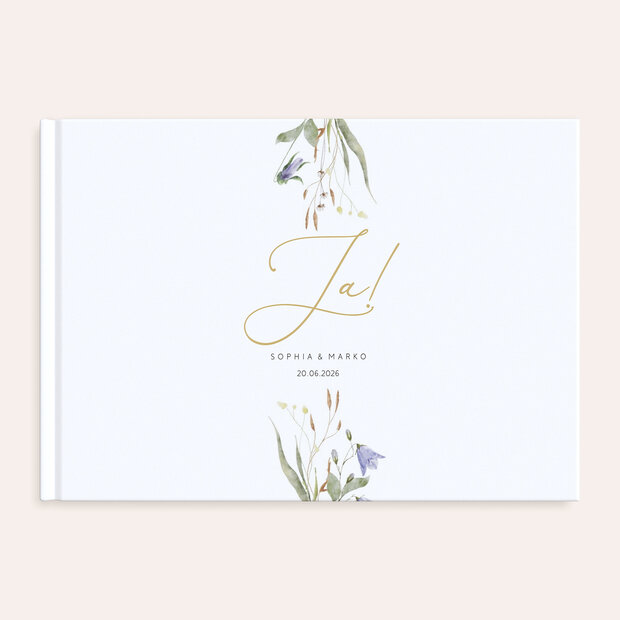 Gästebuch Hochzeit - Wildblumenwiese
