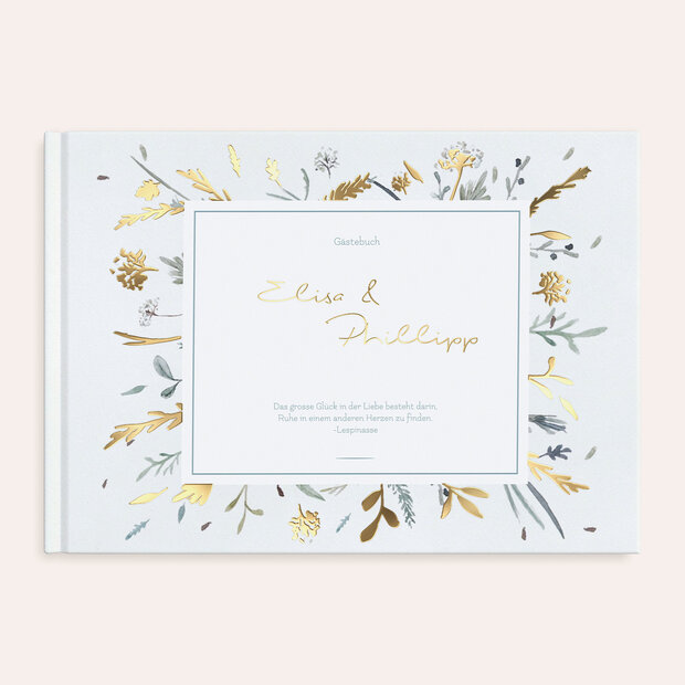 Gästebuch Hochzeit - Wiesenblume