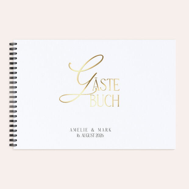 Gästebuch Hochzeit - Modern Grace