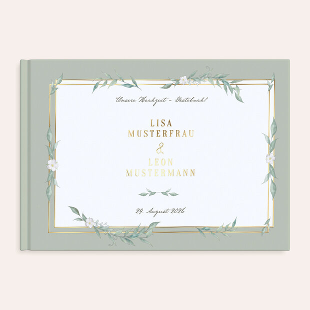 Gästebuch Hochzeit - Rosenzweige