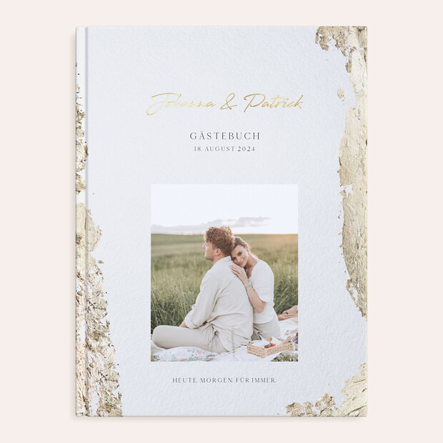 Gästebuch Hochzeit - Metallic Glow