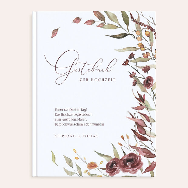 Gästebuch Hochzeit - Herbstlicher Traum